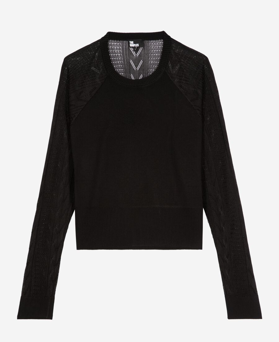 The Kooples FEMME BLACK pull noir