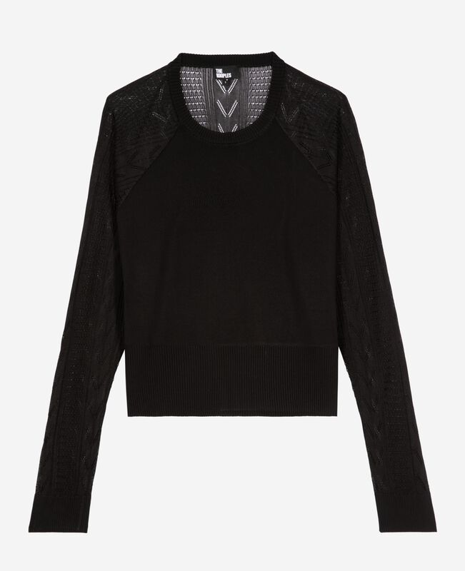 The Kooples FEMME BLACK pull noir