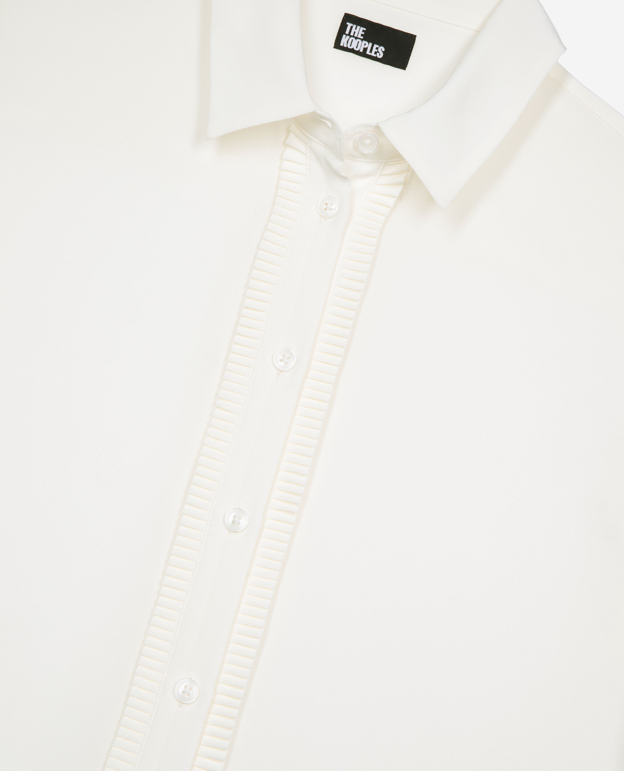 Chemise en soie écrue, ECRU, hi-res image number null