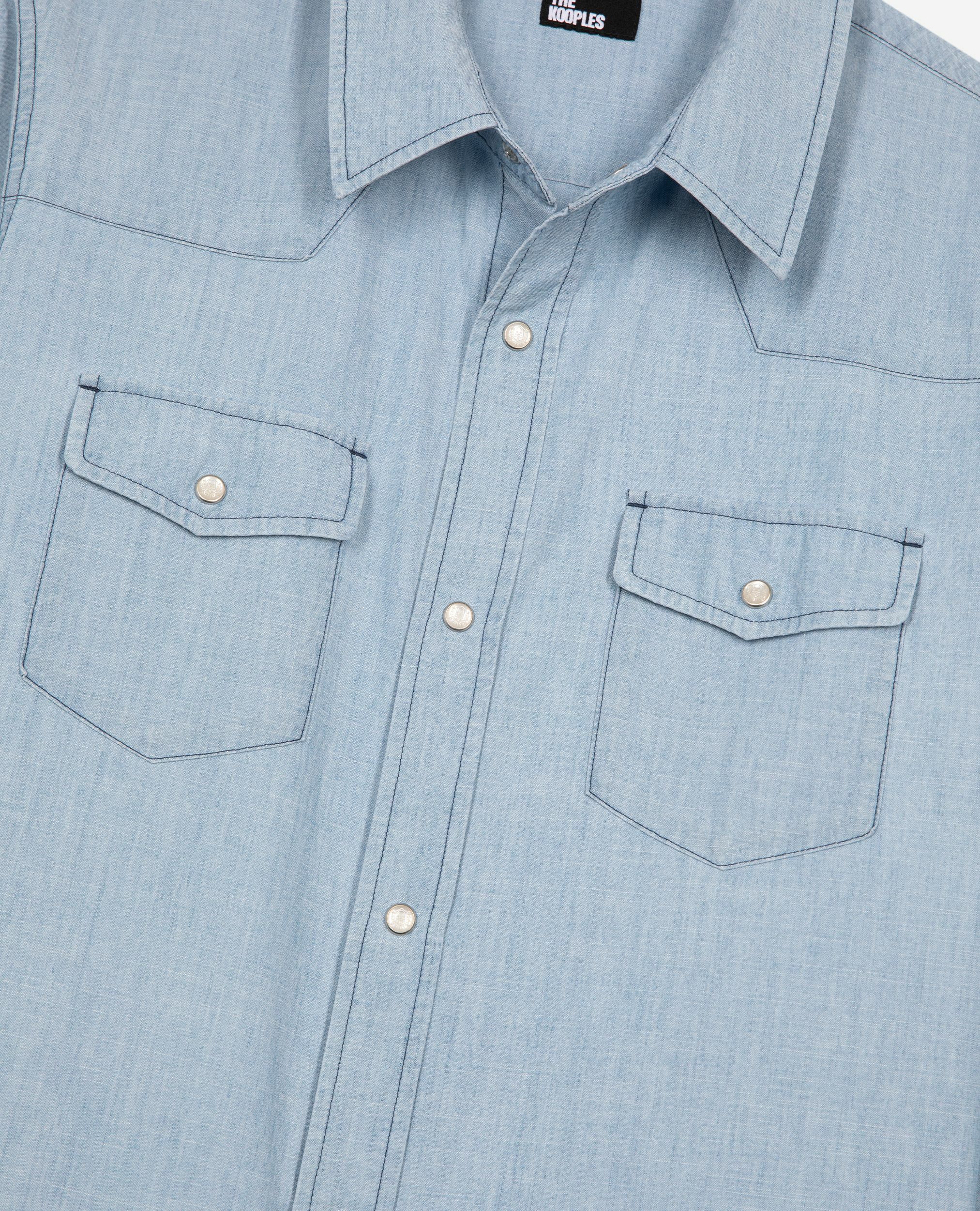 Chemise en denim bleu clair, BABY BLUE, hi-res image number null