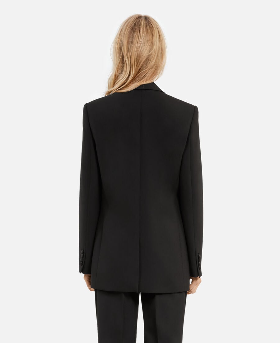 The Kooples FEMME BLACK veste de smoking noire