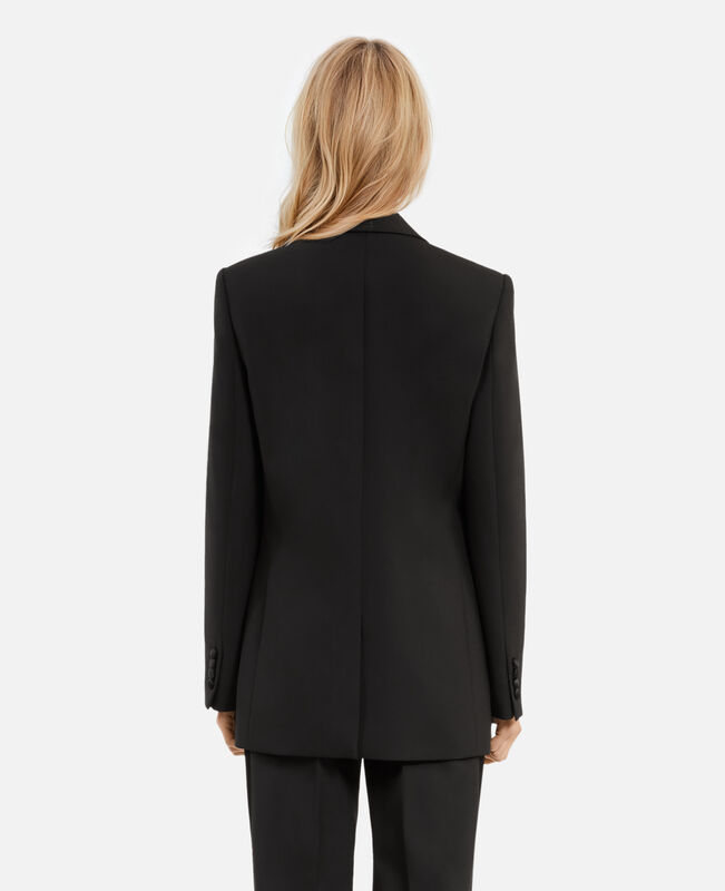 The Kooples FEMME BLACK veste de smoking noire