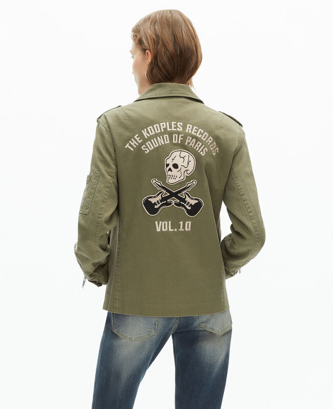 The Kooples FEMME KAKI veste kaki