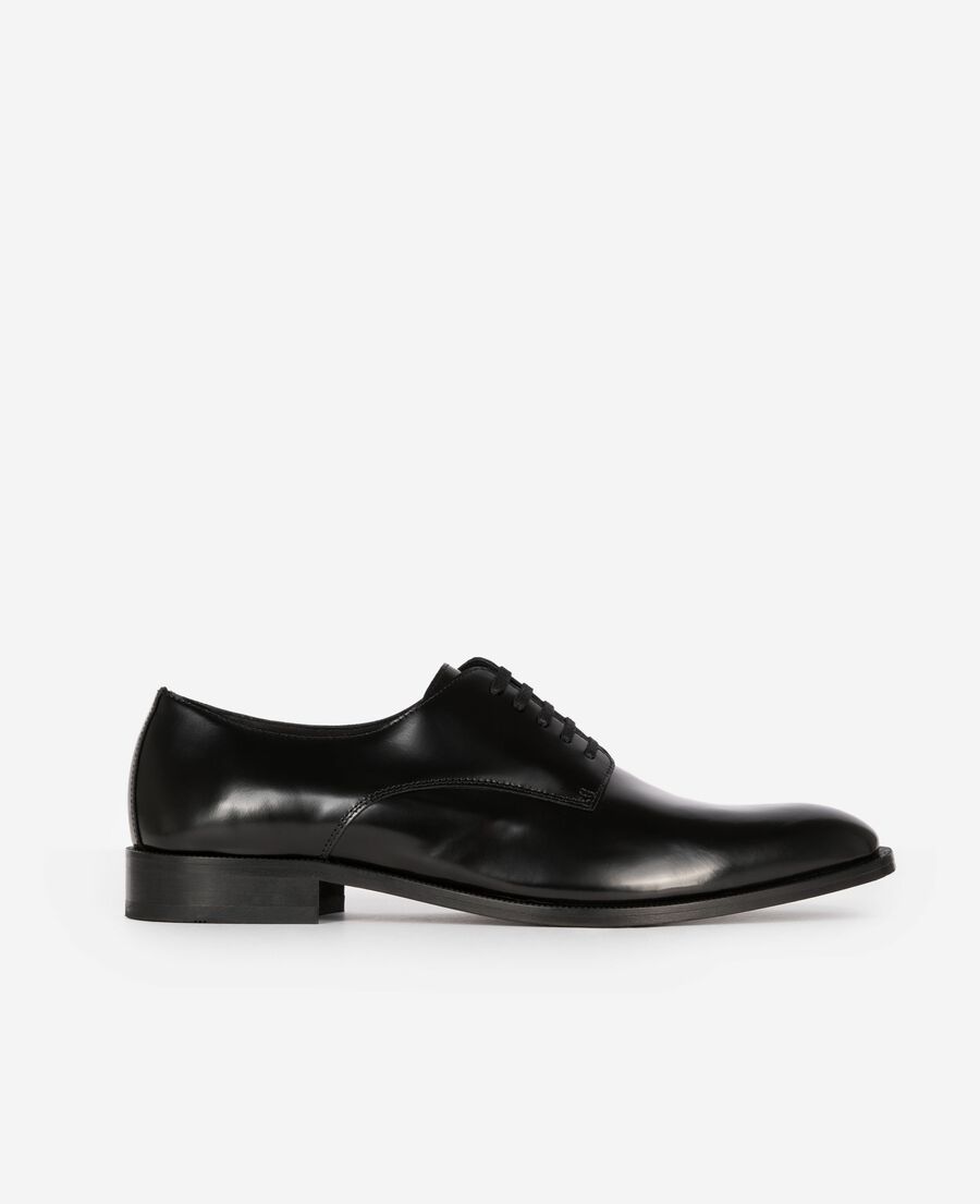 The Kooples HOMME BLACK derbies en cuir noir