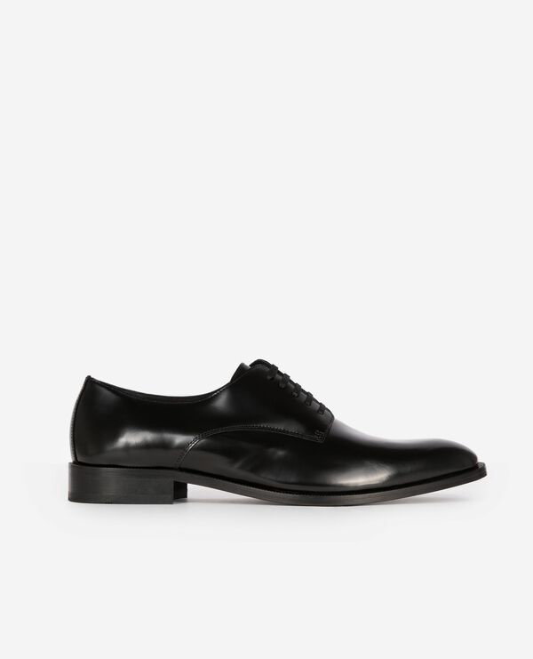 The Kooples HOMME BLACK derbies en cuir noir