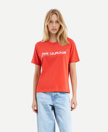 The Kooples FEMME RED t-shirt what is rouge