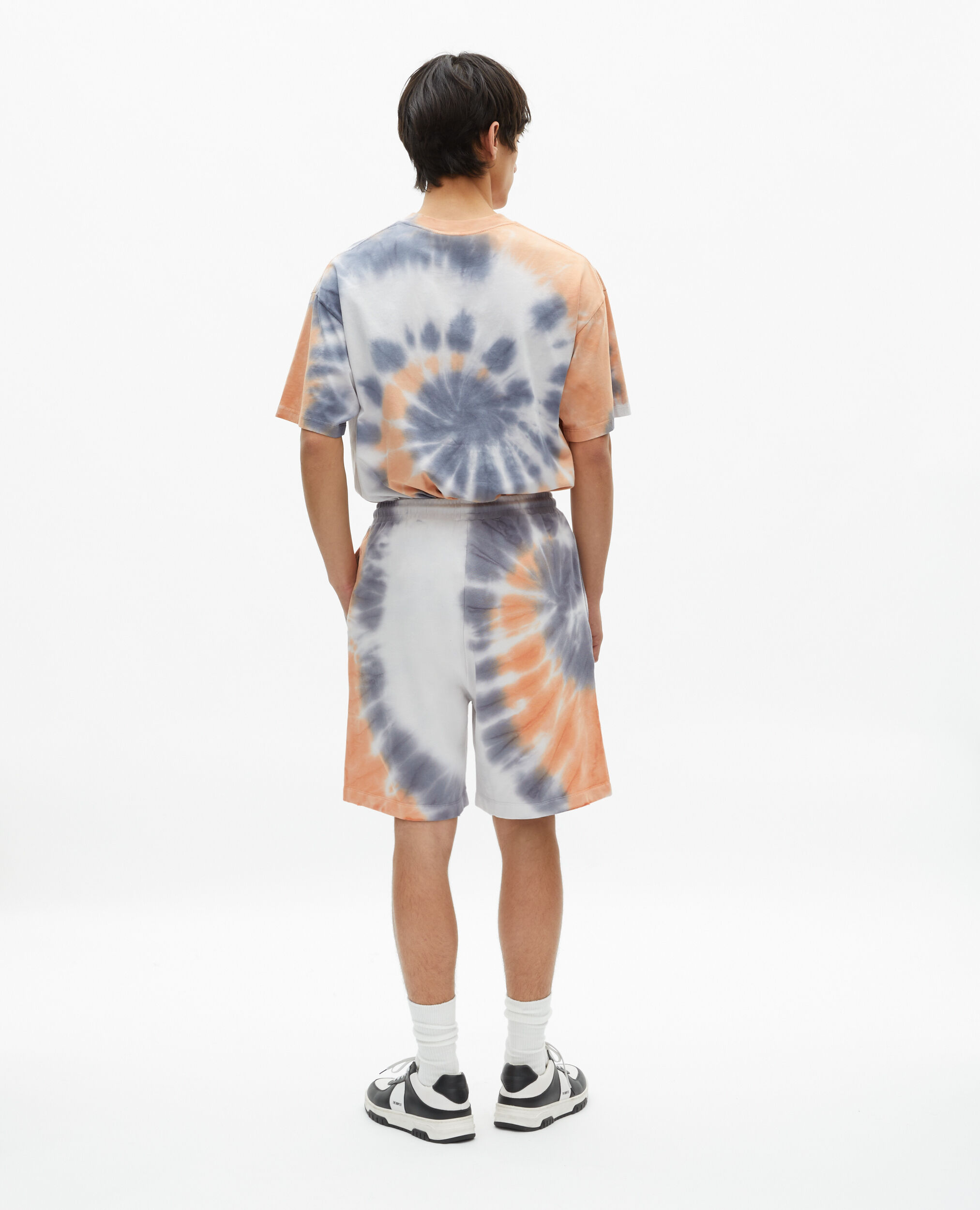 Short imprimé tie and dye bleu, NEW LIGHT BLUE, hi-res image number null