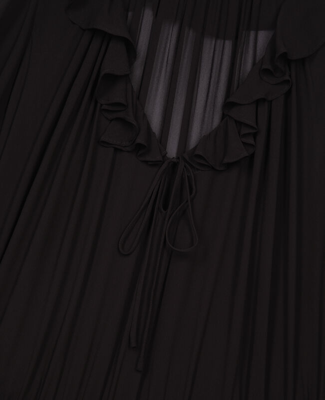 The Kooples FEMME BLACK STONE robe courte noire