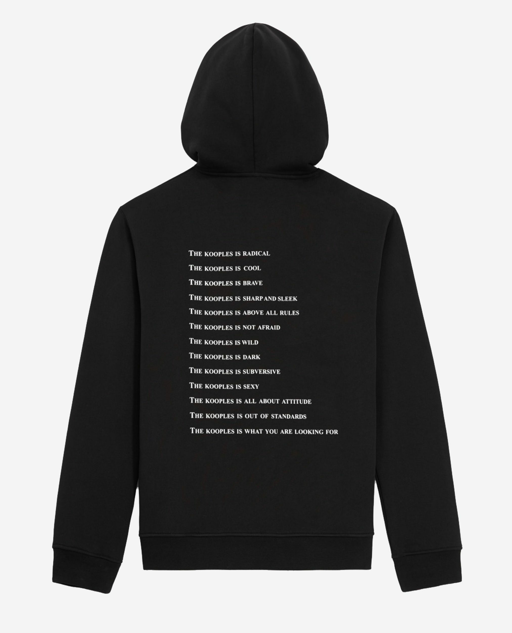 Sweatshirt à capuche What is noir, BLACK, hi-res image number null