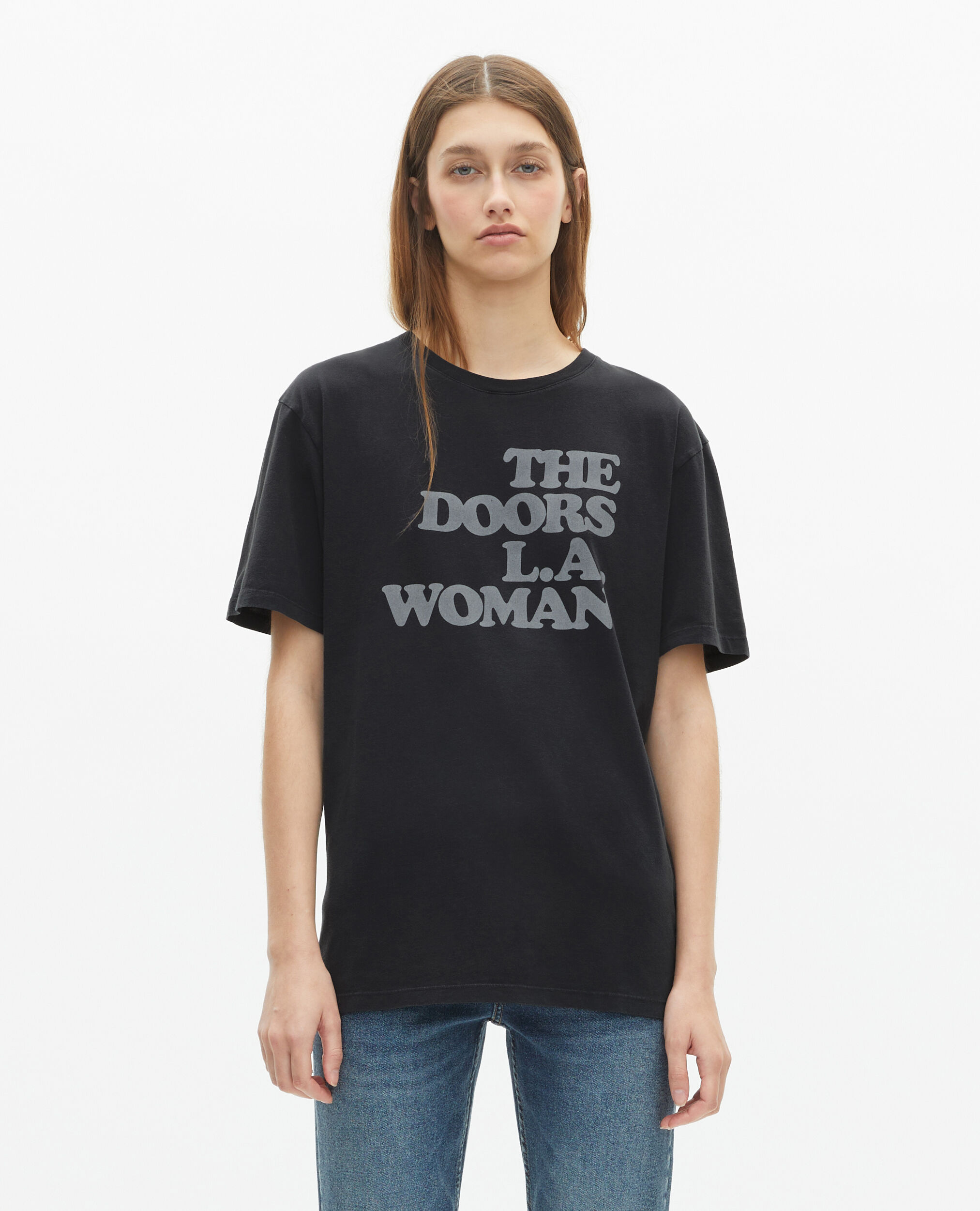 T-shirt mixte The Doors X The Kooples noir, BLACK WASHED, hi-res image number null