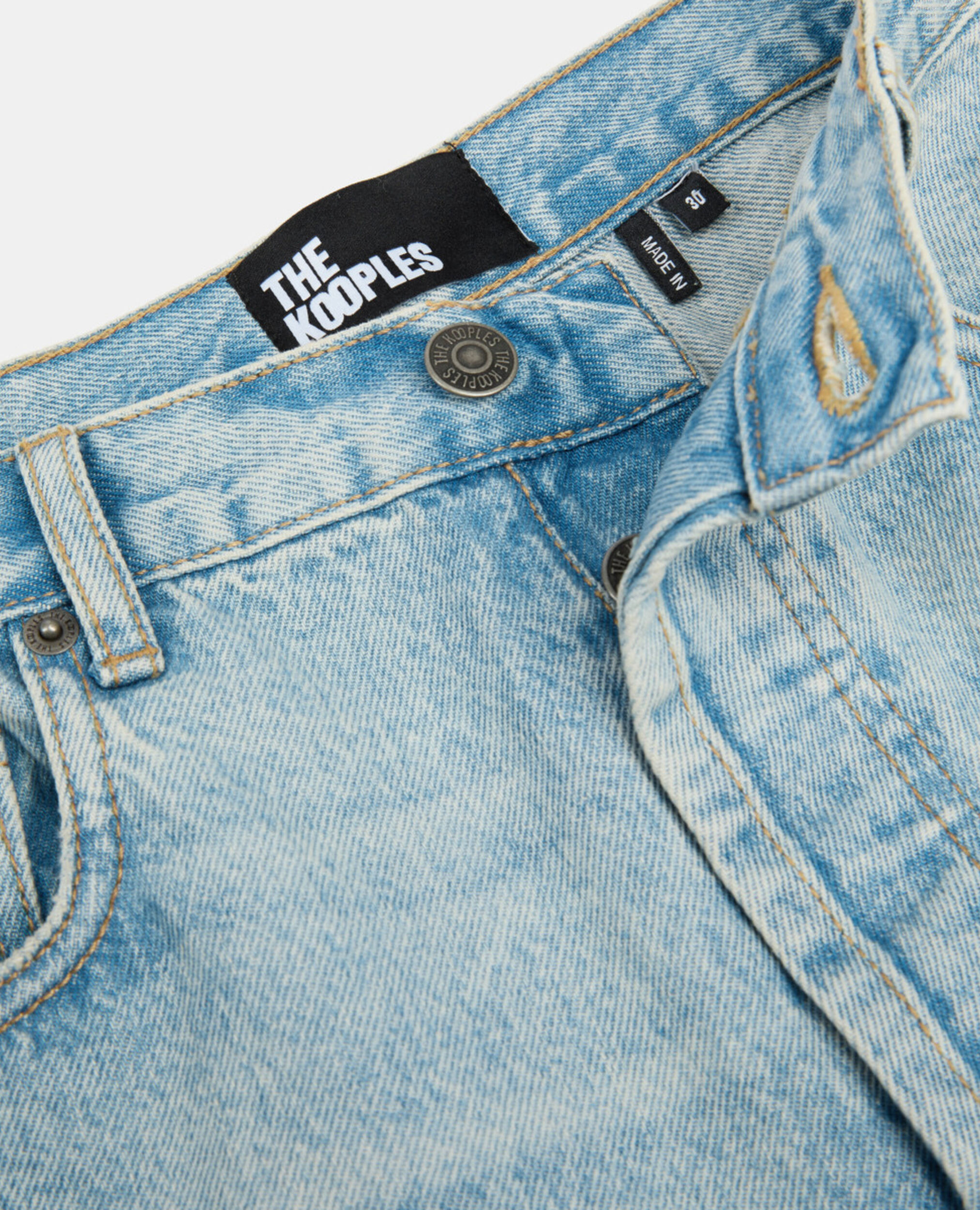 Jean droit bleu, BLUE/GREEN, hi-res image number null