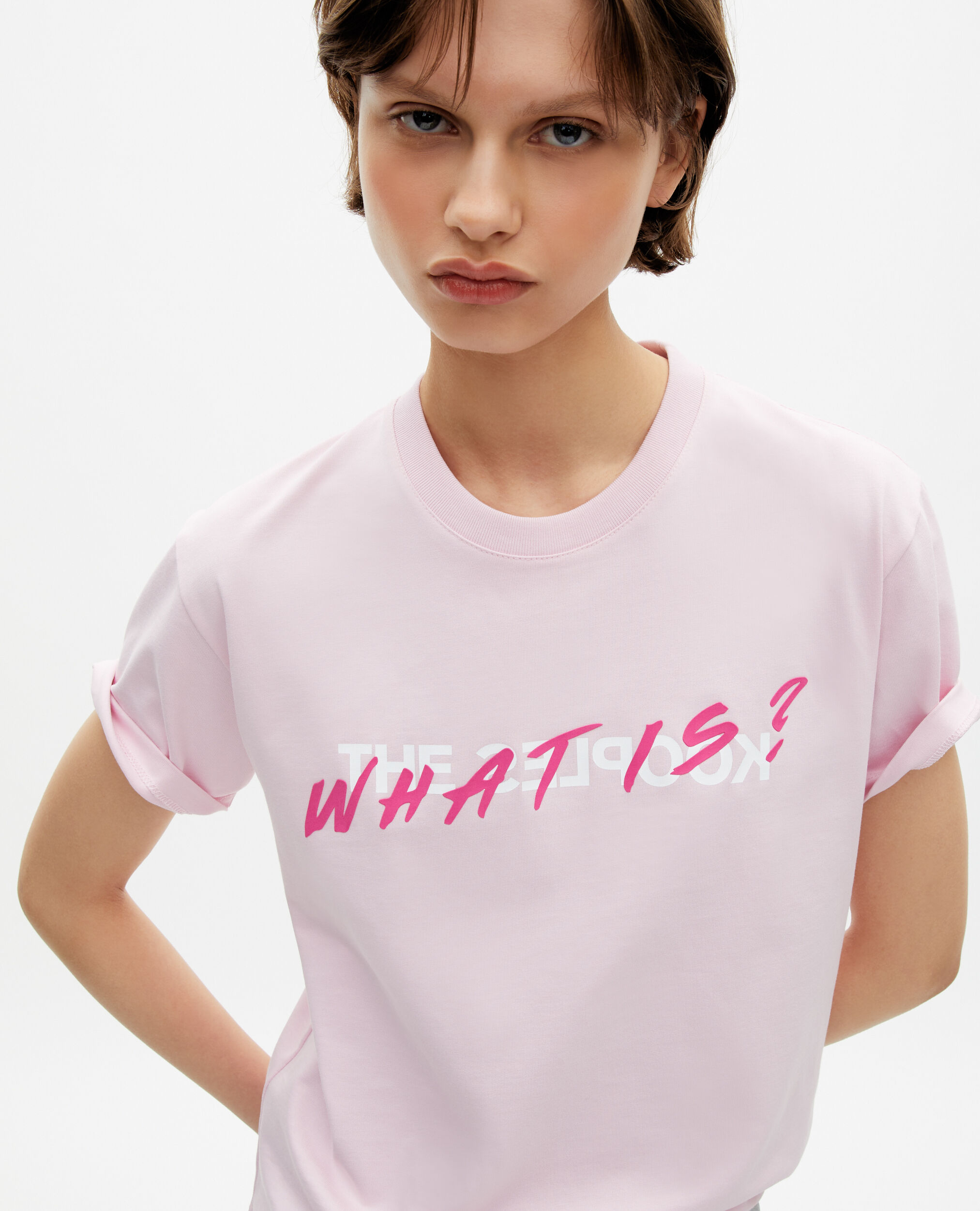 T-shirt What is rose, PALE PINK, hi-res image number null