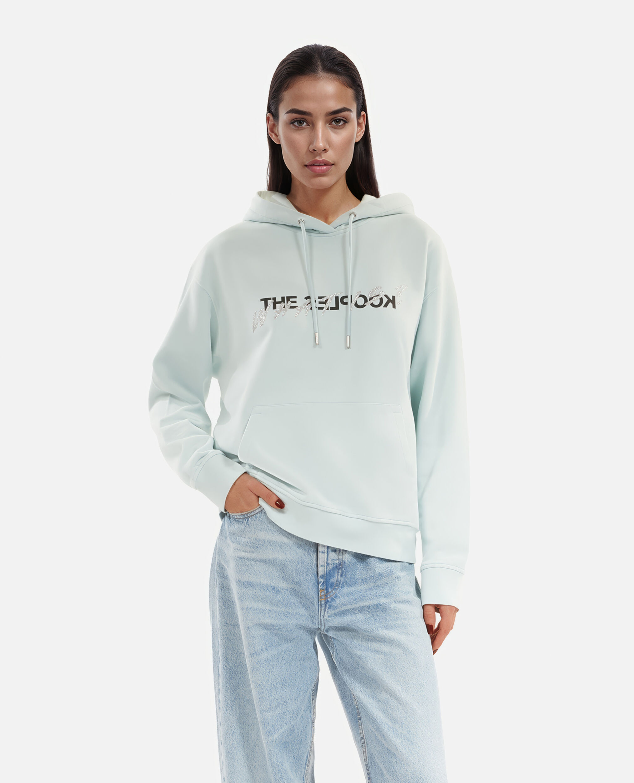 Sweatshirt à capuche What is bleu clair, BABY BLUE, hi-res image number null