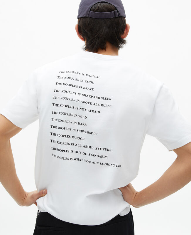 The Kooples HOMME WHITE t-shirt what is blanc