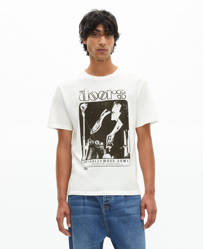 The Kooples MIXTE ECRU t-shirt mixte the doors x the kooples écru