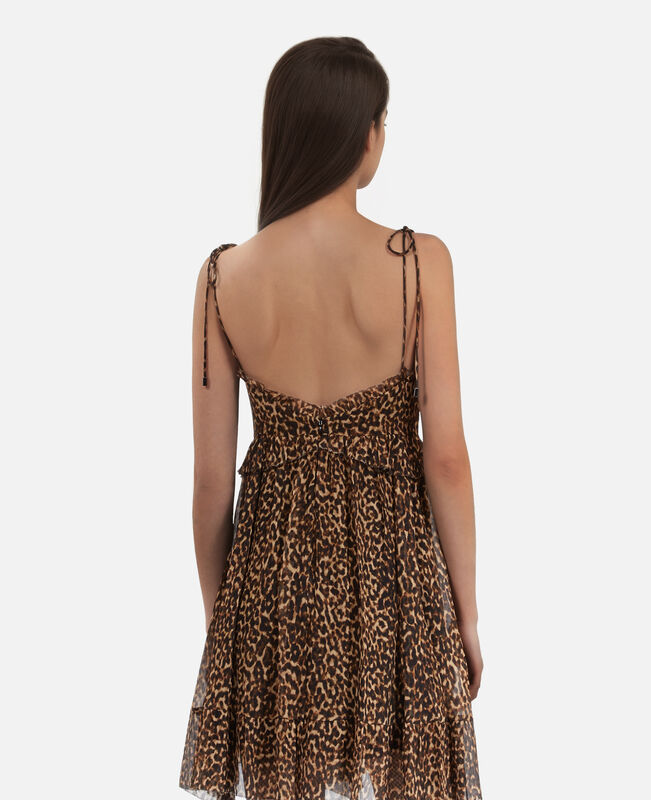 The Kooples FEMME LEOPARD robe courte imprimé léopard