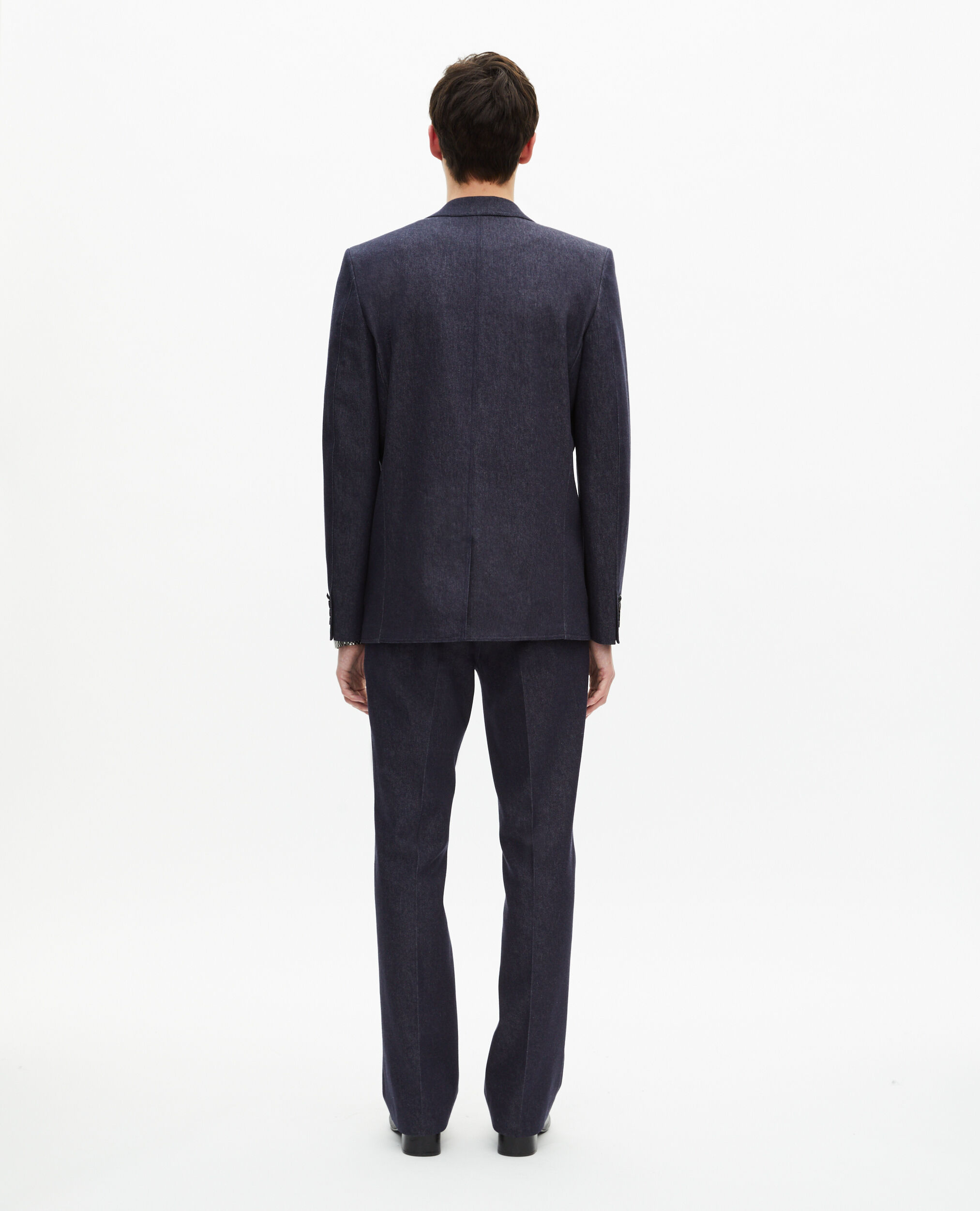 Veste de costume effet denim bleue, NAVY, hi-res image number null