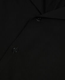 The Kooples HOMME BLACK chemise manches courtes noire