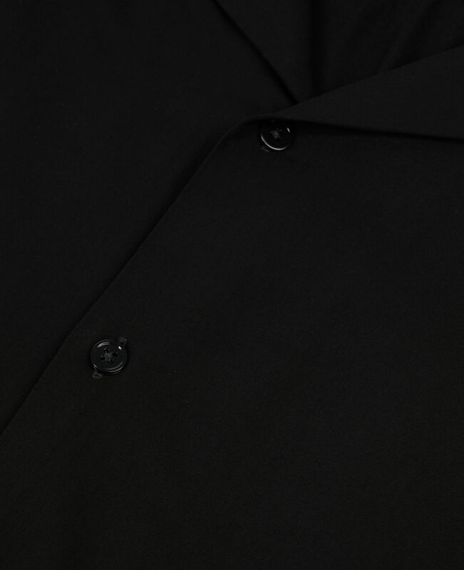 The Kooples HOMME BLACK chemise manches courtes noire