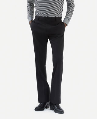 The Kooples MEN BLACK black wool pants