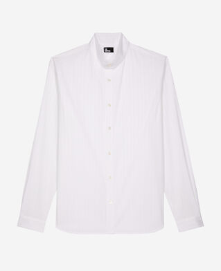 The Kooples MEN WHITE white striped formal shirt