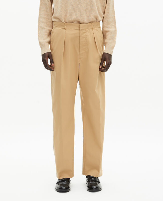 The Kooples HOMME BEIGE pantalon à pinces beige