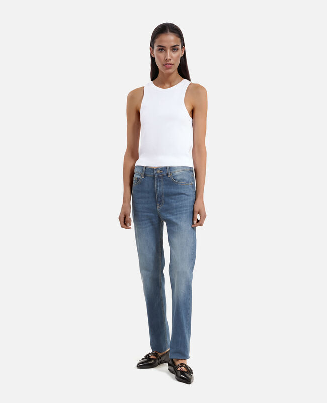 The Kooples FEMME MEDIUM BLUE jean slim bleu