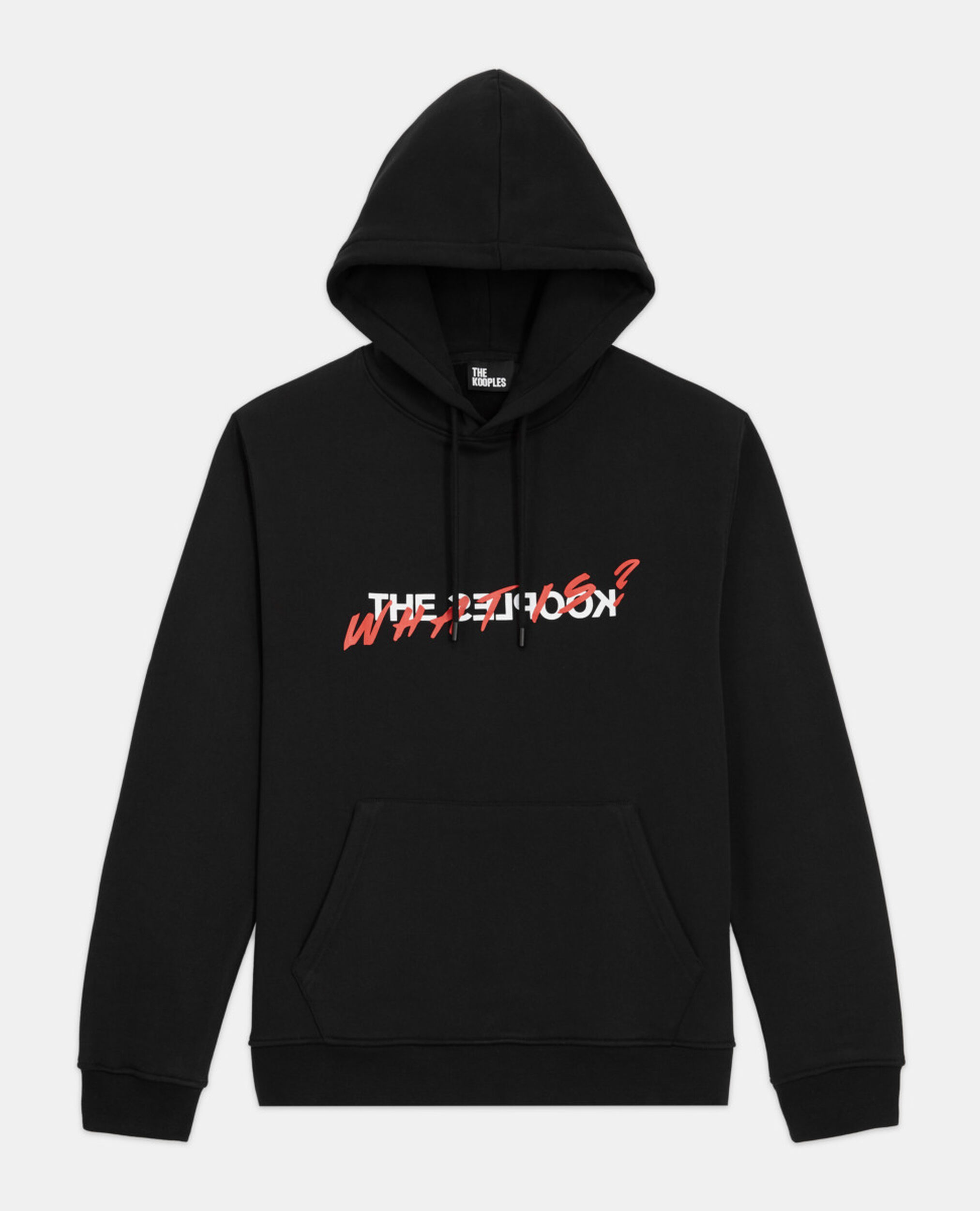 Sweatshirt à capuche What is noir, BLACK, hi-res image number null