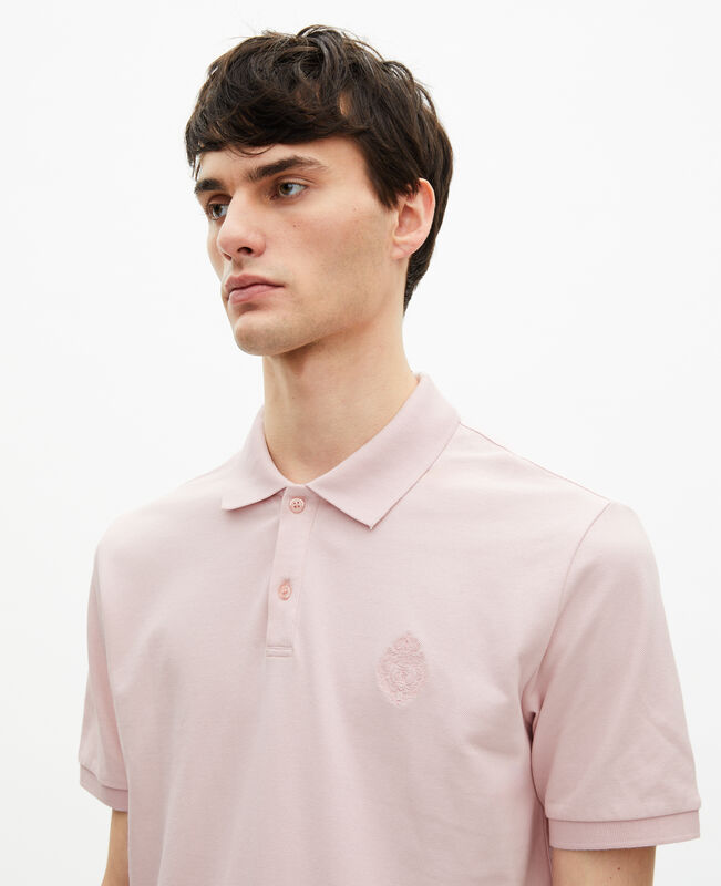The Kooples HOMME LILA polo en piqué col classique rose pâle