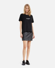 The Kooples FEMME BLACK t-shirt logo noir