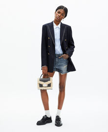 The Kooples FEMME DARK NAVY veste tailleur en laine mélangée bleu marine