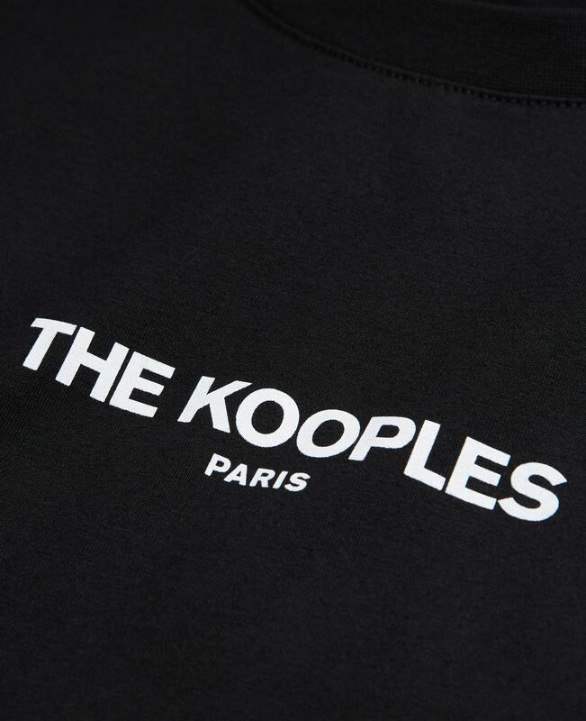 The Kooples FEMME BLACK t-shirt logo noir