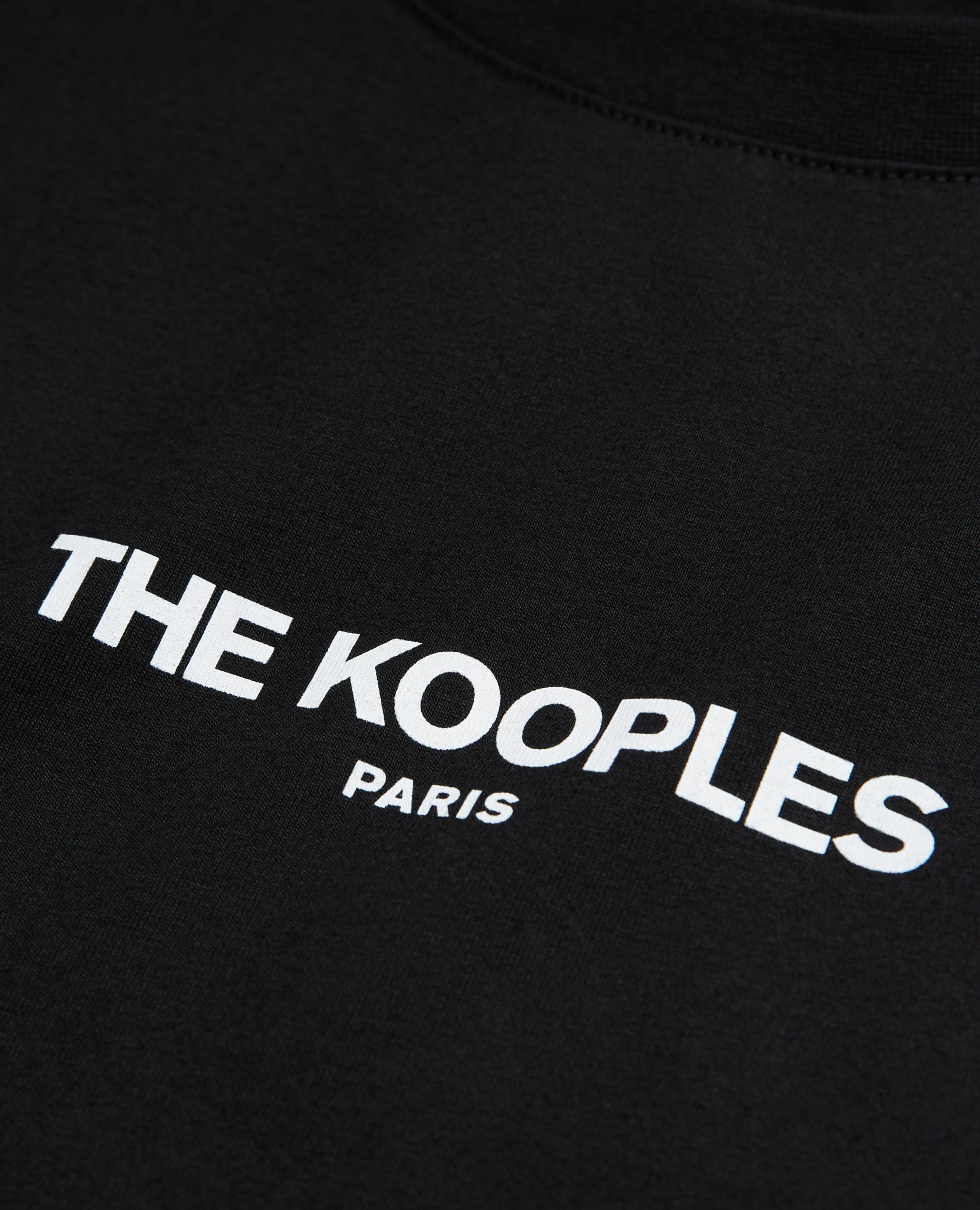 T-shirt Logo noir, BLACK, hi-res image number null