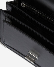 The Kooples FEMME BLACK BRUT sac emily small en cuir noir