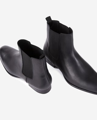 The Kooples HOMME BLACK bottines chelsea en cuir noires