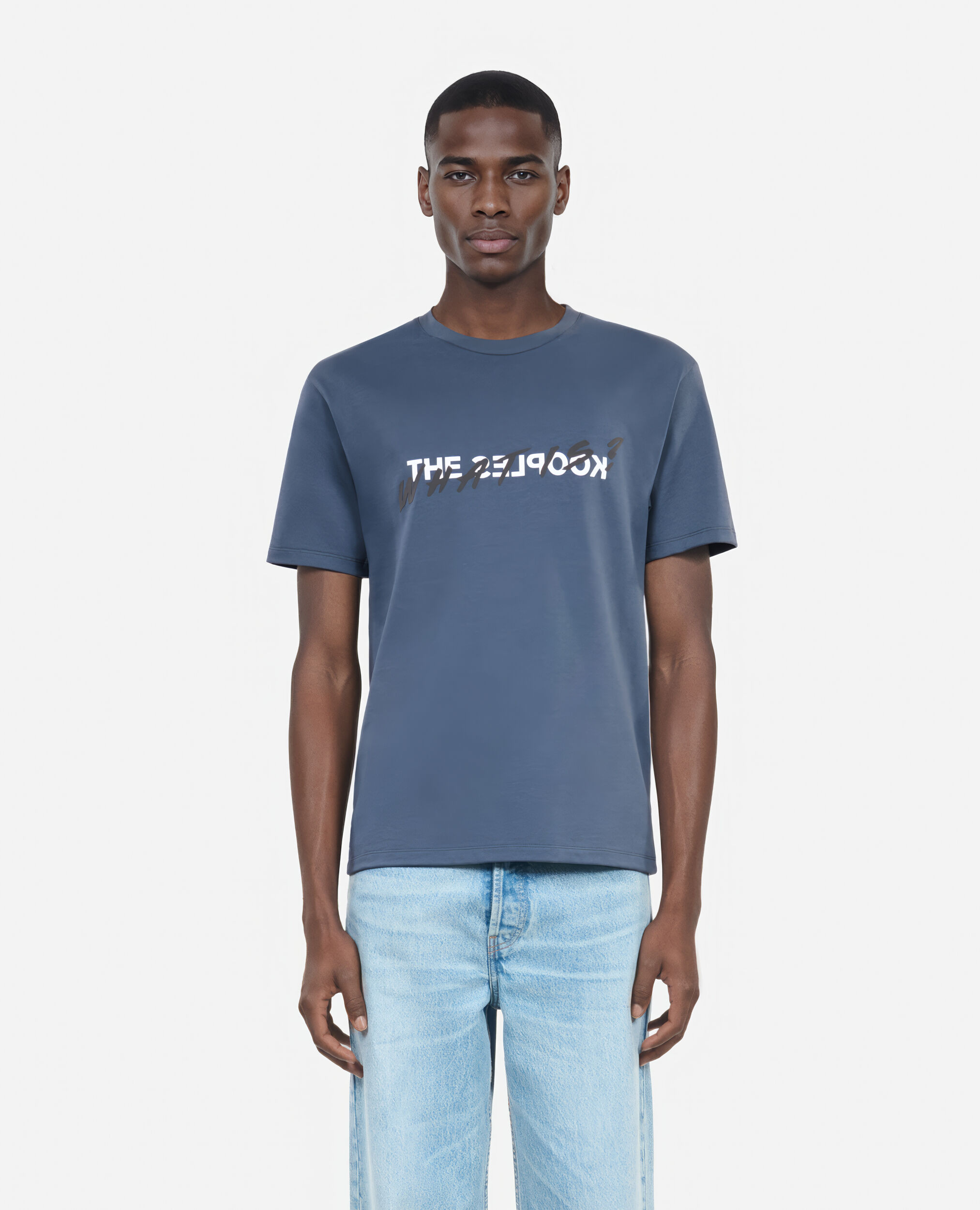 T-shirt What is bleu foncé, DARK NAVY / DARK NAVY, hi-res image number null