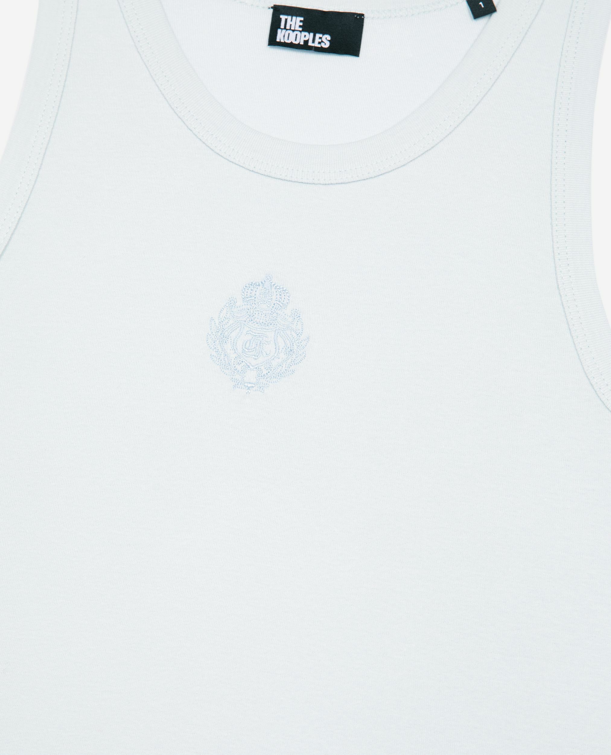Débardeur avec blason bleu clair, LIGHT BLUE, hi-res image number null