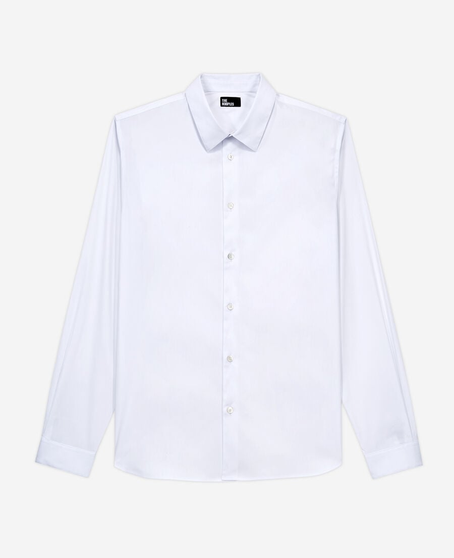 The Kooples HOMBRE WHITE camisa formal blanca popelina