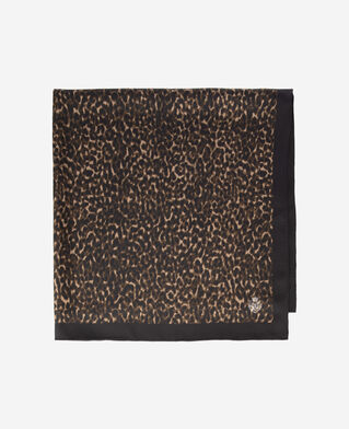 The Kooples FEMME LEOPARD foulard imprimé léopard en soie