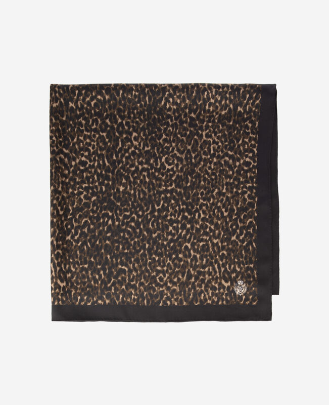 The Kooples FEMME LEOPARD foulard imprimé léopard en soie