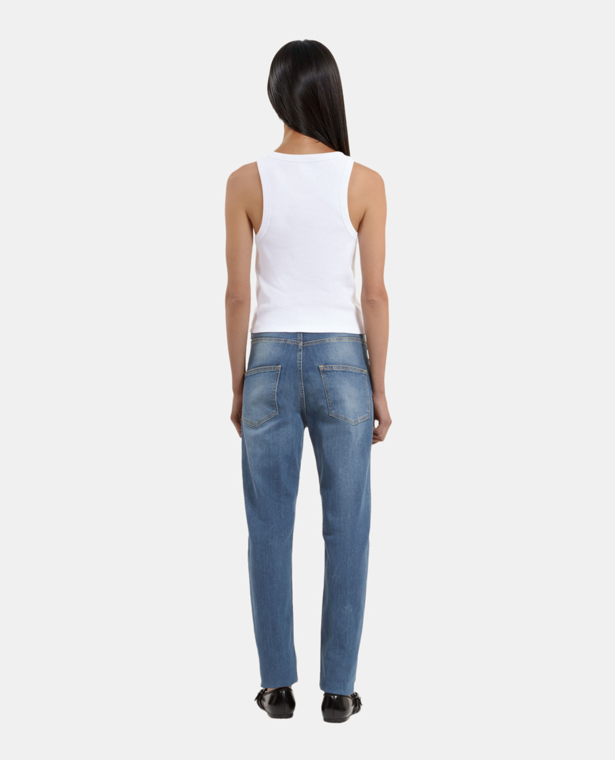 Jean slim bleu, MEDIUM BLUE, hi-res image number null