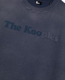 The Kooples HOMME DARK NAVY t-shirt avec logo marine