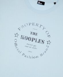 The Kooples HOMME BABY BLUE t-shirt avec sérigraphie bleu clair