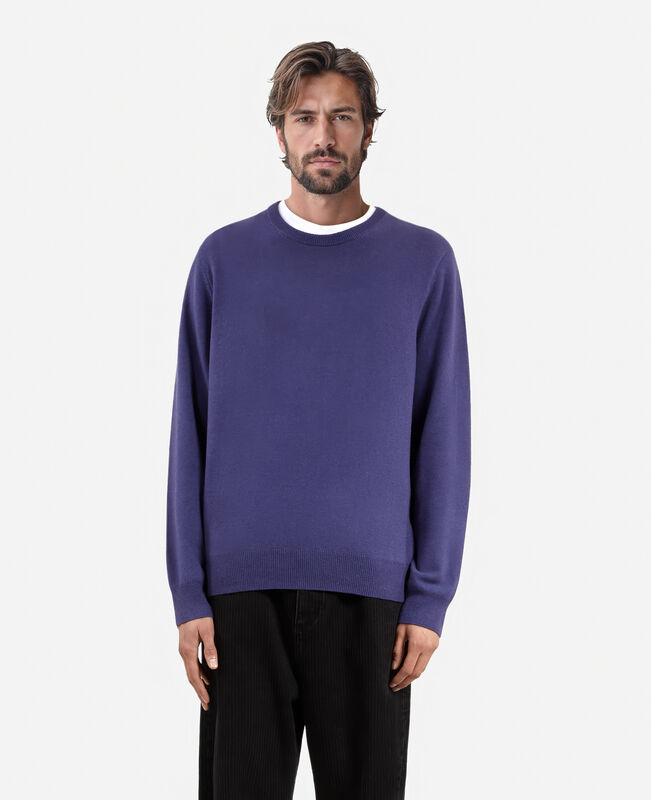 The Kooples HOMME BLUE ATLANTIQUE pull en cachemire bleu