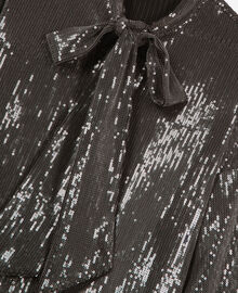 The Kooples FEMME GREY chemise à sequins grise