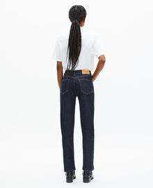 The Kooples FEMME BLUE ELECTRIC jean droit bleu foncé