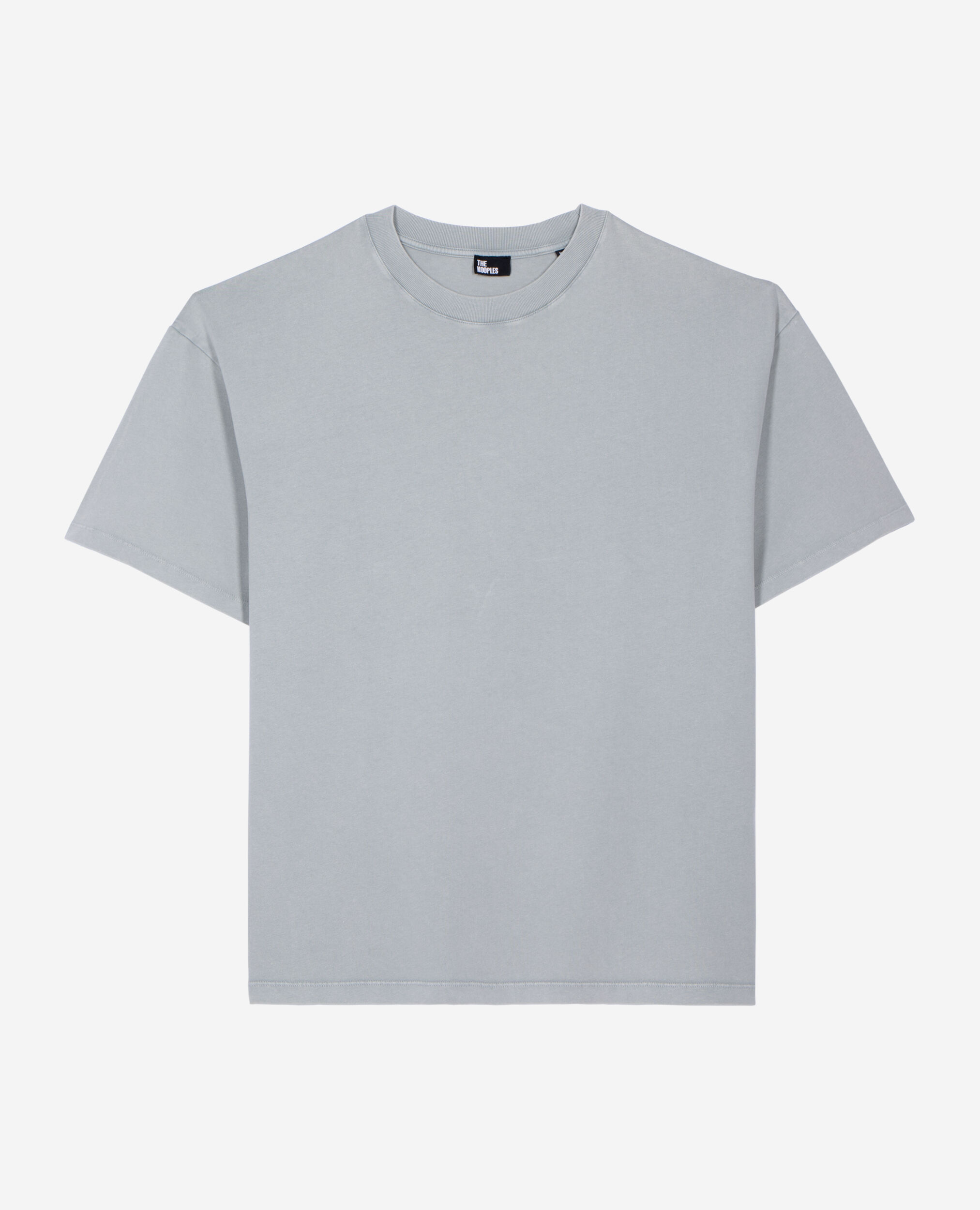 T-shirt avec sérigraphie bleu, BLUE GREY, hi-res image number null