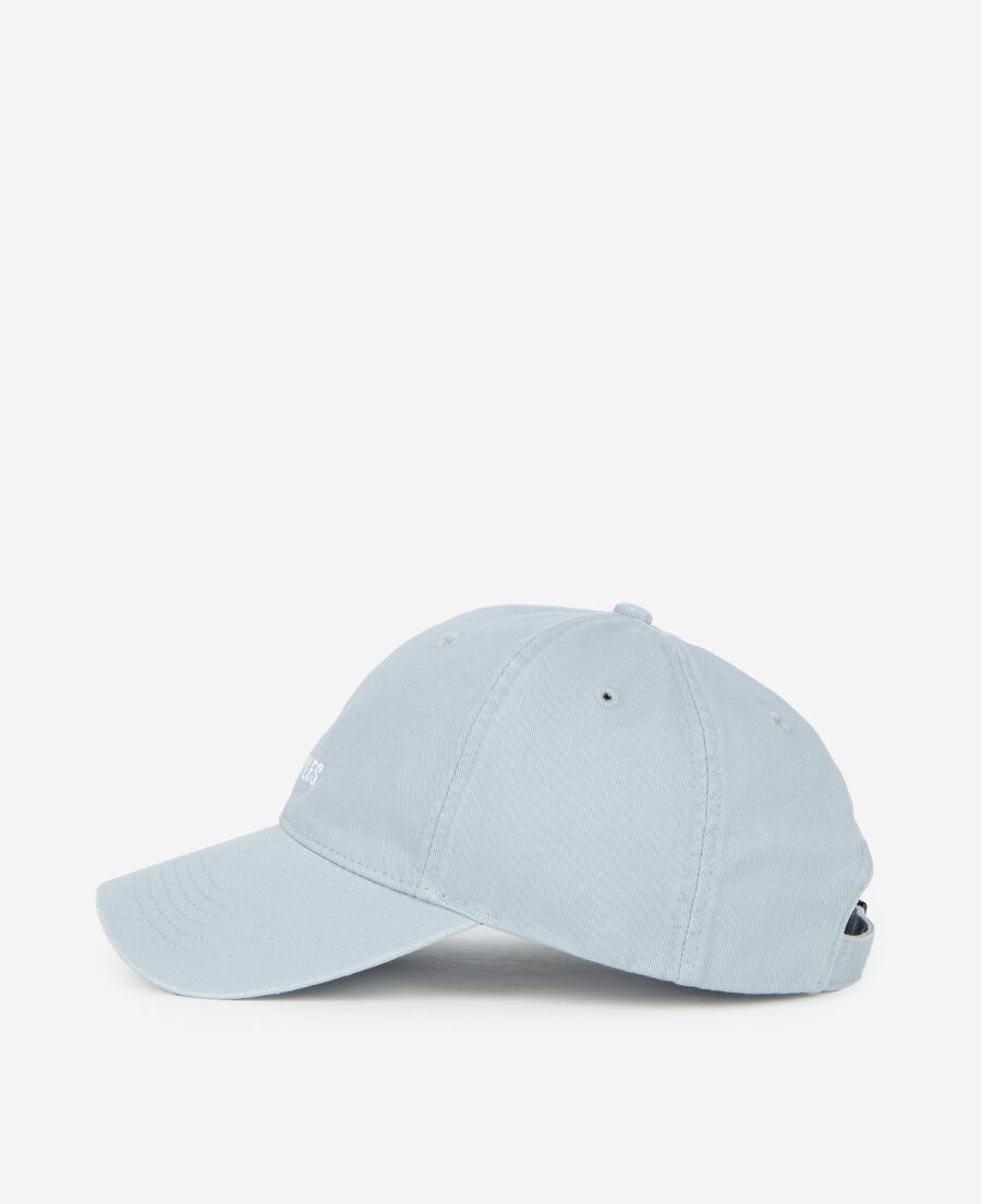 The Kooples MIXTE BLUE GREY casquette logo brodé bleue