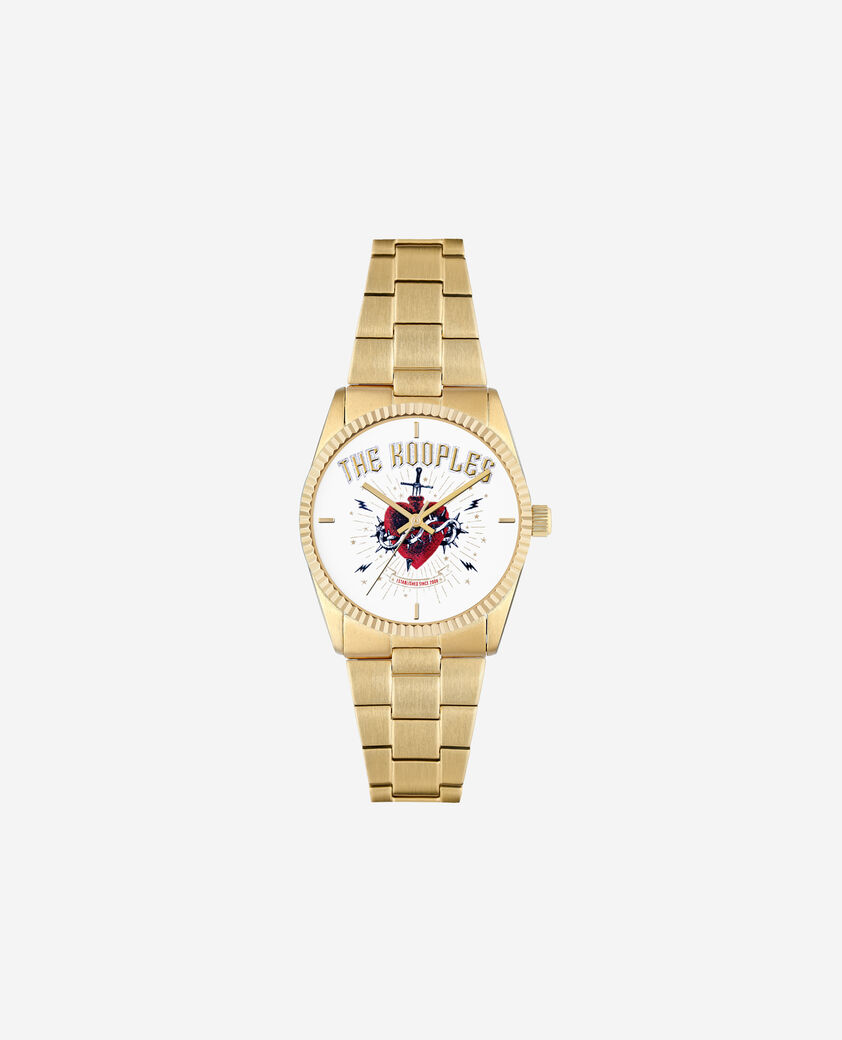 The Kooples MIXTE GOLD montre heart - dagger dorée