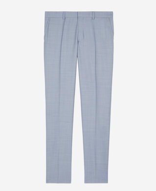 The Kooples MEN BLUE blue slim fit wool suit pants